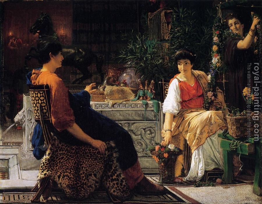 Sir Lawrence Alma-Tadema : Preparations for the Festivities